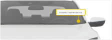Vin location on dashboard image