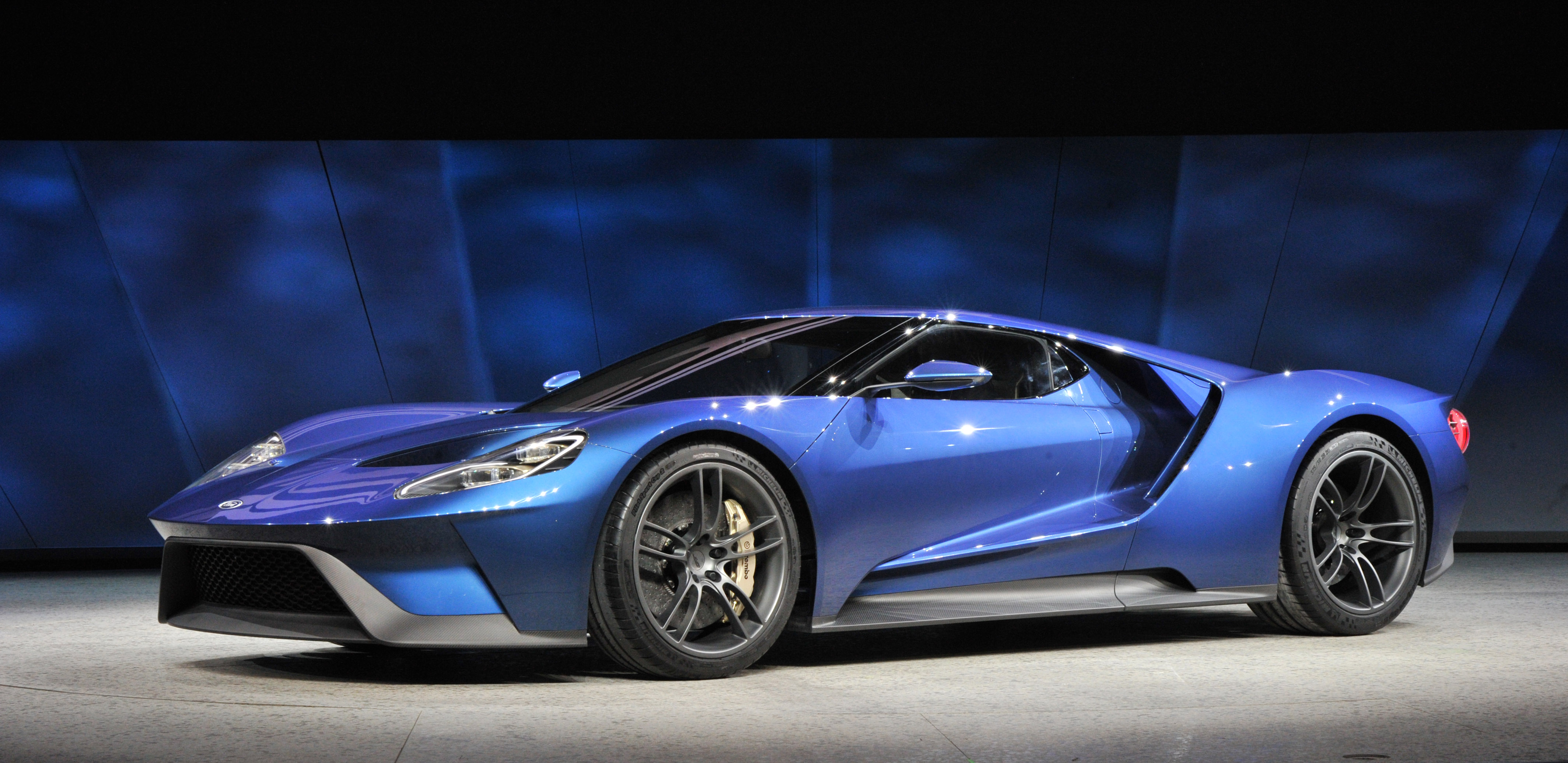 The all-new Ford GT was introduced to journalists from around the world at the North American International Auto Show, January 12, 2015.