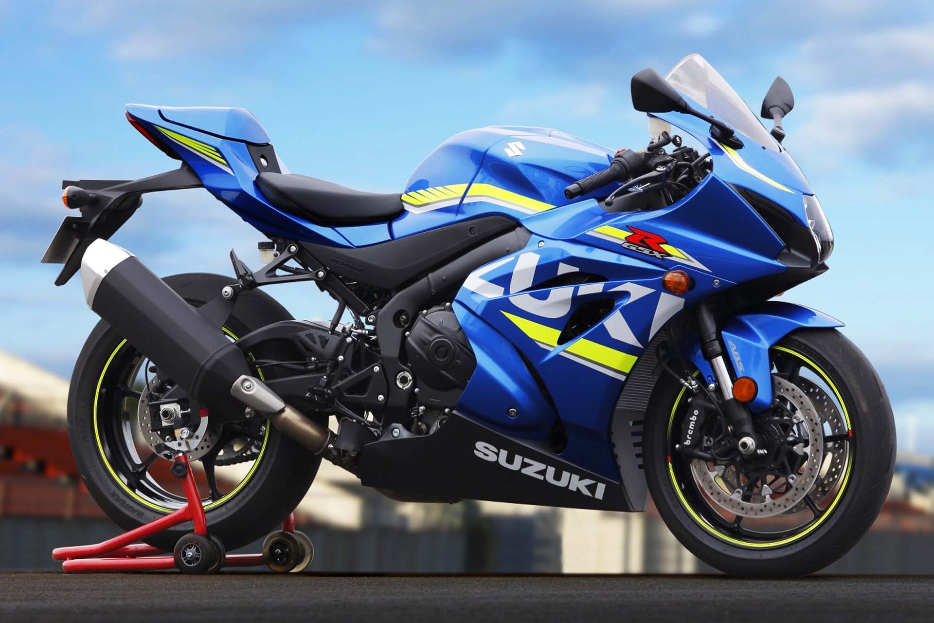Suzuki’s iconic GSX-R1000 gets a big upgrade late in 2016 for the 2017 model year. The newest iteration will have a variable valve timing-equipped 999cc engine good for around 200 hp, with a ten-stage traction control system. However, it won’t have an inertia measurement unit <em>a la</em> the Yamaha YZF-R1 or the Ducati 1299 Panigale, which means a less electronics-heavy riding experience. Showa Balance Free Forks with a remote damping valve and similarly setup rear shock should improve ride comfort at low speed and grip at high speed.